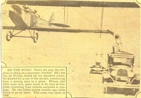 Al Wilson, ca. Fall 1932